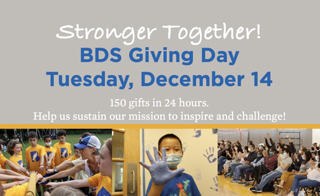 BDS Giving Day 2021 Scoop