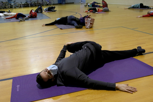 BDS Athletics 8th Yoga 11 01.25.21Scoop A drawing by a pre-k student of two hearts and a hand