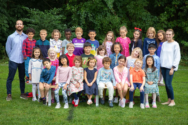 Belmont Day Class Photos B is for Belonging at Belmont Day logo art