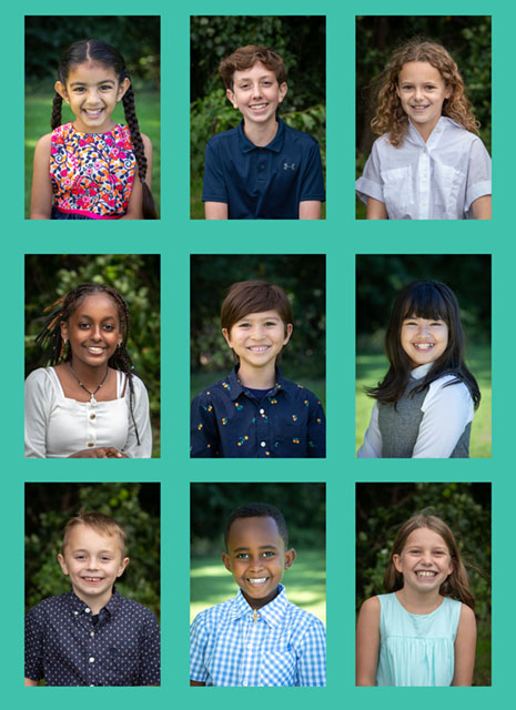BDS School Photo 2023Scoop B is for Belonging at Belmont Day logo art
