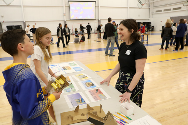 BDS STEAM Expo 13 05.03.23Scoop B is for Belonging at Belmont Day logo art