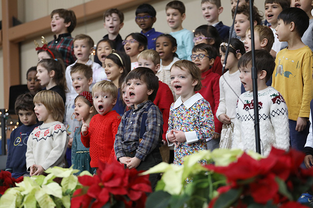 BDS Winter Concert 18 12.13.24Scoop B is for Belonging at Belmont Day logo art